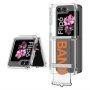 MS MOBILE CLEAR STRAP Futrola za Samsung F741B/F761B Galaxy Z Flip 6 5G/Z Flip 7 FE 5G narandžasta (GKK case) - slika 1