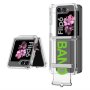 MS MOBILE CLEAR STRAP Futrola za Samsung F741B/F761B Galaxy Z Flip 6 5G/Z Flip 7 FE 5G zelena (GKK case) - slika 1