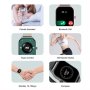 MS MOBILE DT99 Smart Watch crni (silikonska narukvica) - slika 5