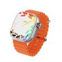 MS MOBILE WATCH ULTRA 4G Smart Watch sivi (narandžasta narukvica) - slika 1
