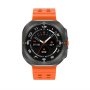 MS MOBILE DT WATCH ULTRA Smart Watch crni (narandžasta silikonska narukvica) - slika 2