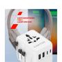 CANYON Travel Adapter OnTour 70 EU/UK/US/AUS 70W White 5291485019334 - slika 2
