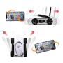 GMB CAM-IP1MP-SPY Tank mobile APP remote controlled 4ch WiFi HD camera, LED, 150m range, in/outdoor - slika 2