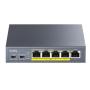 CUDY GS1005P 2.0 Switch Gigabit RJ45 PoE portovi 30 W IEEE 802.3at/af - slika 1