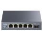 CUDY GS105ES1 V1.0 Switch Flash/ROM: 8 MB (64 Mbit) 1.25G SFP Gigabit RJ45 - slika 1