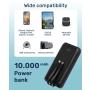 GEMBIRD PB10-PD20-LCD-01 20 W prenosni punjač sa brzim punjenjem i integrisanim kablovima, 10000 mAh - slika 2