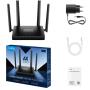 CUDY WR3000E,AX3000 Gigabit Mesh Wi-Fi 6 ruter V2.0,1.2 GHz dvojezgarni CPU, 2402 Mbps + 574 Mbps - slika 2