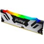 KINGSTON 24GB (1x24GB) DDR5 8000MT/s CL38 FURY Renegade Silver/Black RGB XMP (KF580C38RSA-24) - slika 1