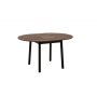 HANAH HOME Trpezarijski sto Oliver Walnut Black OUTLET - slika 2