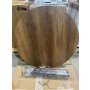 HANAH HOME Trpezarijski sto Oliver Walnut Black OUTLET - slika 4