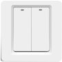 GEMBIRD ZIGBEE-SWITCH-DS102 RSH Tuya WiFi Pametni kucni prekidac sa 2 tastera EU Standard - slika 1