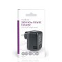 NEDIS POCO104 Konvertor snage, 230V AC 50Hz, 30W, Euro, Black Omogućava upotrebu opreme iz SAD u Evropi - slika 3