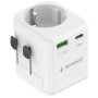 GEMBIRD Travel adapter TPA-EU1A1C20-01-W Univerzalni, sa uzemljenjem 20W - slika 5