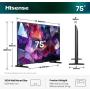 Hisense 75E7S Pro Hi-QLED 4K Smart TV - slika 2