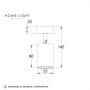 HOME LIGHT Talia 81 Spot lampa bela - slika 2