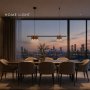 HOME LIGHT Talia 90 Visilica Coffee/Crna - slika 3