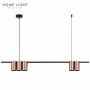 HOME LIGHT Talia 90 Visilica Coffee/Crna - slika 1