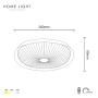 HOME LIGHT Solea 105 CCT LED plafonjera - slika 3