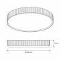 HOME LIGHT Solea 120 CCT LED plafonjera - slika 3
