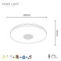 HOME LIGHT Solea 126 Bluetooth CCT RGB LED plafonjera - slika 2