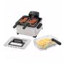 HOME Friteza sa 2 korpe, 5 l, 2000W - slika 3