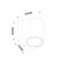HOME LIGHT PL-217 Zidna svetiljka Crna - slika 3