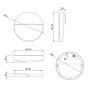 HOME LIGHT W13521 CCT LED Zidna svetiljka Crna - slika 3
