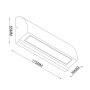HOME LIGHT PL-6217 LED Zidna svetiljka Antracit - slika 3