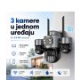 PROSTO IP Wi-Fi kamera 3u1, 3x3.0MP, IR30m - slika 3