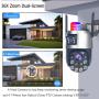 GMB CAM-IP6MP-EP5-12X ZOOM kamera 6 mpix microSD iCSee xmeye pro Two-way PTZ ip66,2x3.6mm - slika 2