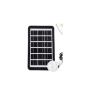 EUROLAMP Stoni punjivi ventilator sa solarnim panelom i LED lampom - slika 3