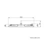 PROSTO LED viseći reflektor 200W 18700lm 6500K crni LRFV08W-200 - slika 3