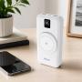 Xwave Power bank eksterna baterija 20000mAh/20W/15W wireless/PD/QC3.0 (bela) - slika 2