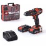 EINHELL TE-CD 18/40 Li-i +64 (2x2,0Ah) Akumulatorska udarna bušilica, Set 4513992 - slika 1