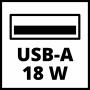 EINHELL USB Fast Charger, 220V adapter 4514149 - slika 2