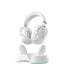 MCHOSE Bežične gaming slušalice V9 Turbo 60mm/Tri-mode/2000mAh/Icy White + Charging Dock RGB - slika 2