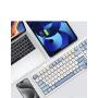MCHOSE Bežična gaming tastatura K99 V3 Mehanička/Sky Blue/Icy Creamsicle Switch - slika 3