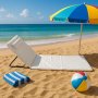 Lemon Planet Ležaljka sklopiva za plažu 140x39cm Bež LP-722000B - slika 1