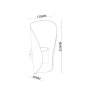 HOME LIGHT PL-601L LED Zidna svetiljka Bela - slika 3