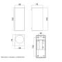 HOME LIGHT W10412 LED Zidna svetiljka Corten - slika 3