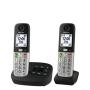 PANASONIC TELEFON KX-TGU432EXB - 2 slusalice crno/sivi sa sekretaricom - slika 3