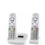 PANASONIC TELEFON KX-TGU432EXW - 2 slusalice beli sa sekretaricom - slika 1
