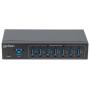 MANHATTAN 7port 164405 USB 3.0/industrijski/na šinu - slika 3