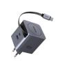 UGREEN 65W GaN Fast Charger with Retractable Cable X615 - slika 2