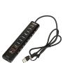 NITRO CONCEPTS UH1 HIBRID USB HUB 10 PORTOVA - slika 1