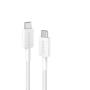 ANKER 322 USB tip-C na USB tip-C kabl M/M 1.8m, 60W, pleteni, beli - slika 2