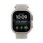 APPLE Watch Ultra 4 GPS + Cellular 49mm Natural Titanium Case with Translucent Grey Ocean Band (MJAD4SE/A) - slika 2