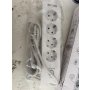 COMMEL Uticnica 4-Struka + 2xUSB, Prenaponska zaštita, 2m Bela HO5VV-F 3G1.5 C380-108 OUTLET - slika 2
