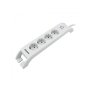 COMMEL Uticnica 4-Struka + 2xUSB, Prenaponska zaštita, 2m Bela HO5VV-F 3G1.5 C380-108 OUTLET - slika 1