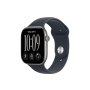 APPLE Watch Series 12 GPS 42mm Space Grey Aluminium Case with Navy Blue Sport Band - M/L (MJE94WF/A) - slika 1